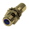 RCA Feed Thru Jack, Gold Plated, 3/8", Blue Insert | Calrad Electronics 30-410G-3/8-BU