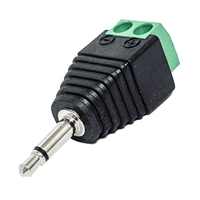 3.5mm Mini Mono Plug to Screw Terminals | Calrad Electronics 30-416T