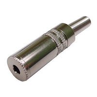 Calrad 30-417 3.5mm Stereo Inline Jack - Metal