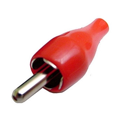Calrad 30-426-RD RCA Pin Plug Red Insert