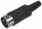 30-503 Calrad 8 Pin Inline Male Din Plug