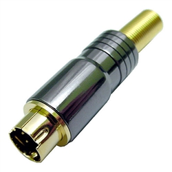 Calrad 30-505 SVHS Plug for 8mm Cable