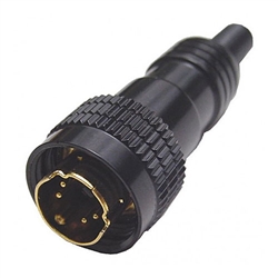 Calrad 30-505-LK Locking 4 pin SVHS male connector.