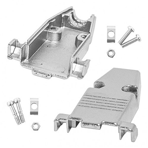 9 Pin D-Sub Metalized Hood | Calrad Electronics 30-550-M