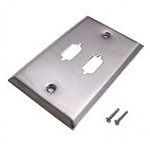Calrad 30-597-2 Dual Cutout 15 pin high density wallplate