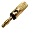 Calrad 30-602-BK Gold Banana Plug Screw Black