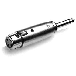 Calrad 35-452 3 Pin XLR Female to 1/4" Mono Plug