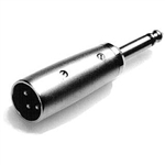 Calrad 35-453 3 Pin XLR Male to 1/4" Mono Plug