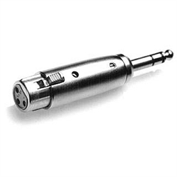 Calrad 35-456 3 Pin XLR Female to 1/4" Stereo Plug