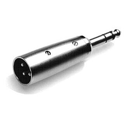 Calrad 35-457 3 Pin XLR Male to 1/4" Stereo Plug