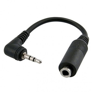 Audio Adapter Cable, 3.5mm Stereo Jack to 2.5mm Stereo Plug | Calrad Electronics 35-518-RT