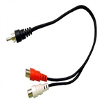 Calrad 35-525 RCA Plug to 2 RCA Jacks