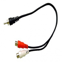 Calrad 35-525 RCA Plug to 2 RCA Jacks