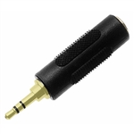 Calrad 35-551G Gold 3.5mm Stereo Plug to 1/4" Stereo Jack