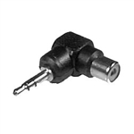 Calrad 35-589 Right Angle RCA Jack to 3.5mm Stereo Plug