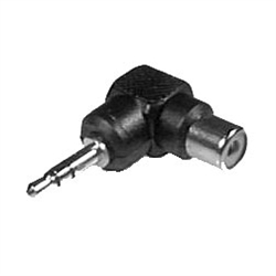 Calrad 35-589 Right Angle RCA Jack to 3.5mm Stereo Plug