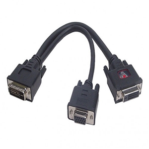 Calrad 35-601 DVI-I to DVI-D & VGA Splitter