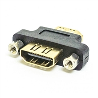HDMI Jack to HDMI Jack Chassis Feed thru adapter | Calrad Electronics 35-708