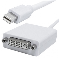 Mini Display Port Plug to DVI-I Jack Video Adapter, 7 inch | Calrad Electronics 35-731