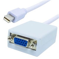 Mini Display Port Plug to VGA Jack Video Adapter | 35-732 Calrad Electronics