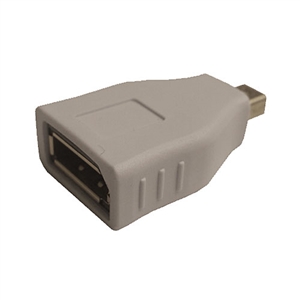 Mini DisplayPort Male Plug to Display Port Female Jack Adapter | 35-736 Calrad Electronics