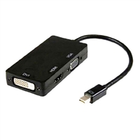 Mini DisplayPort to HDMI, DVI or VGA Video Adapter | 35-739 Calrad Electronics