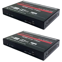HDMI over a Single or Multi Mode LC Fiber Cable Extender | 40-2020 Calrad Electronics
