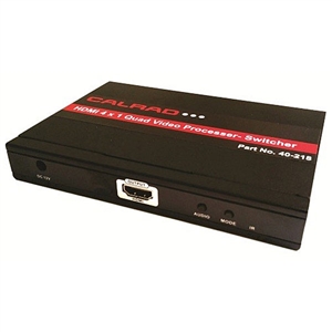 HDMI Video Processor, Switcher, QUAD 1080P | 40-218 Calrad Electronics