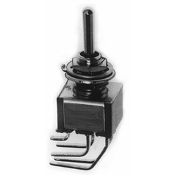 Calrad 40-512 Toggle Switch, DPDT, On-On, Vertical Mt. PC