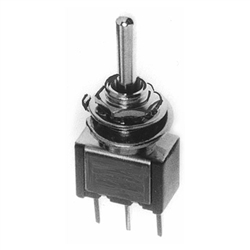 Calrad 40-521 Toggle Switch, SPDT, On-Off-On, PC Mount