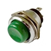 Heavy Duty Push Button Switch,SPST, Green | Calrad Electronics 40-629