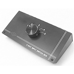 Calrad 40-648 5 Position RCA Audio Stereo Switcher