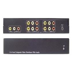 Calrad 40-804 1-4 Audio-Video Distribution Amp