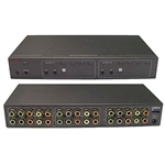 Calrad 40-817M 4 x 2 Matrix Component Switcher with Remote