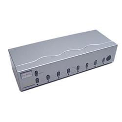 Calrad 40-829R-8 8 Input 1 Output Manual or IR VGA Switcher