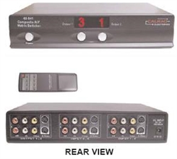 Calrad 40-841M 4 X 2 Composite/S-Video Maytrix Switcher