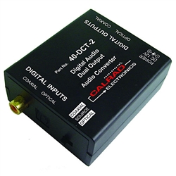 Calrad 40-DCT-2 2 Way Digital Audio Converter, Repeater