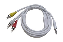 Calrad 42-105-6 iPod Audio-Video Interface 6ft.Cable - Connect iPod to your television set with the iPod AV Cable