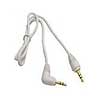 Calrad 42-107-ST-RT-3 3.5mm iPOD, iPAD Stereo Straight to Right Angle Interface Cable - 3 foot long