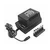 Calrad 45-754 AC to DC Adapter, Input 117VAC, Output 3,4.5,6,7.5,9,12VDC, 800 mA Power Supply