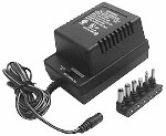 Calrad 45-754A 110 VAC Multi-Volt 2200ma Power Supply