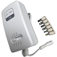 Calrad 45-755 Universal 1 Amp Switching Adapter Regulated DC Power Supply