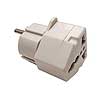 Calrad 45-818 AC Plug Adapter - All countries input 2 prong European output