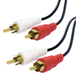 Calrad Electronics 55-1011G 6' Dual Gold RCA Cable