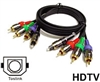 Calrad 55-506-3 3 Meter Component Video and 2.2mm Toslink Fiber-Optic Cable