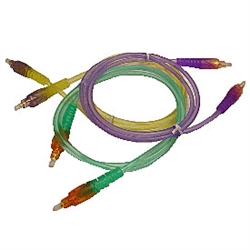 Calrad Electronics 55-520-Color-2 Neon Colored Toslink Fiber-Optic Cables 2 meters