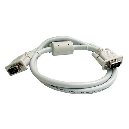 Calrad Electronics 55-612-25-WH HD15 Male to Male SVGA Interface Cable 25ft White