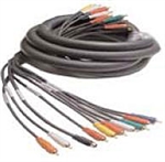 Calrad Electronics 55-616-12 Low Loss Multi-Conductor Shielded Coax Audio Video Cable 12 ft.