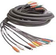 Calrad Electronics 55-616-6 Low Loss Multi-Conductor Shielded Coax Audio Video Cable 6 ft.