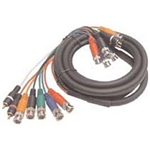 Calrad Electronics 55-618-12 Low Loss Multi-Conductor Shielded Coax Audio Video Cable. Supports Standard Definition & HDTV